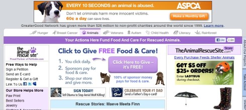The animal rescue site