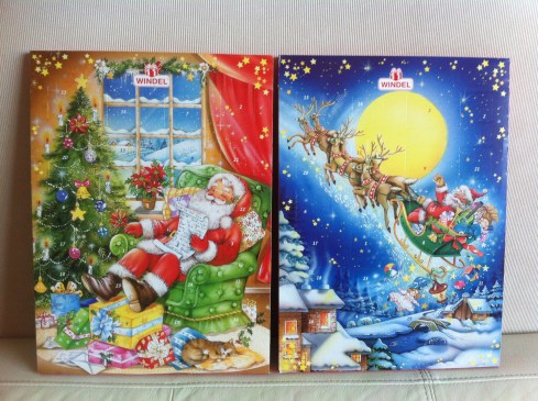 calendarios de adviento de chocolate