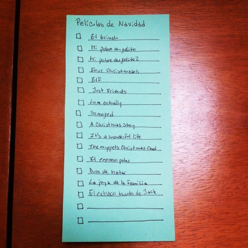 lista de pelis 
