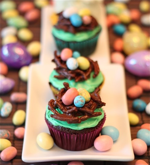 nest cupcakes