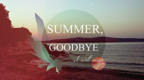 summer goodbye