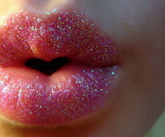glitter lips