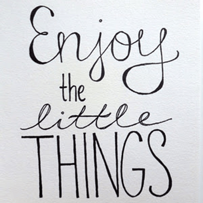 little things....