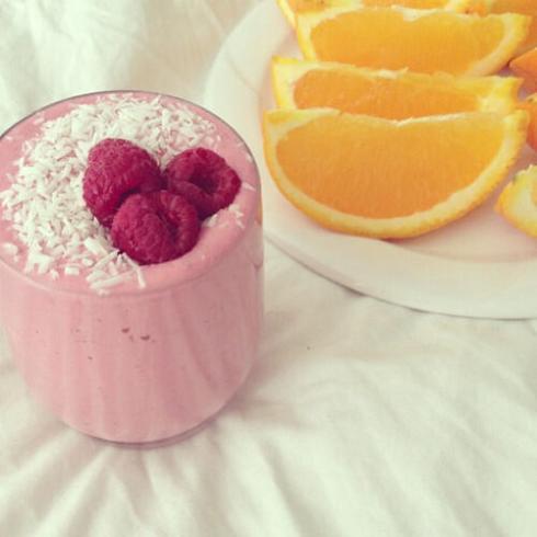 smoothie frambuesa