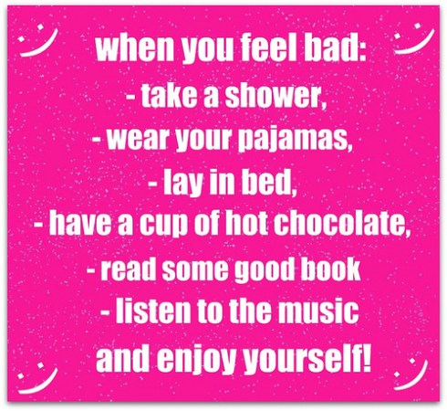 to do when feeling bad