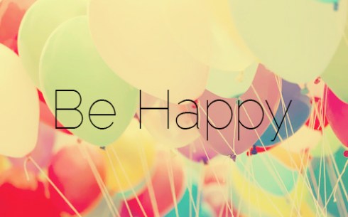 be happy