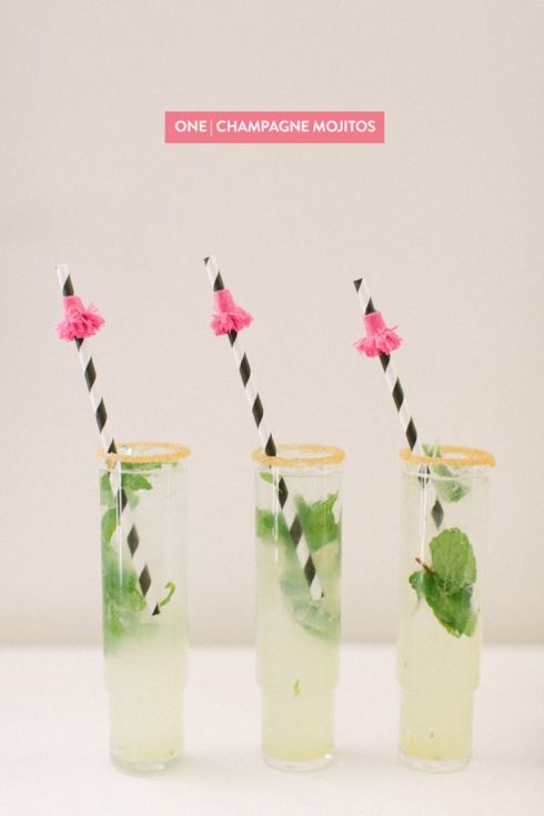 champagne mojitos