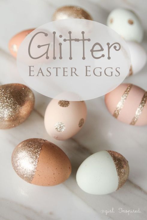glitter eggs